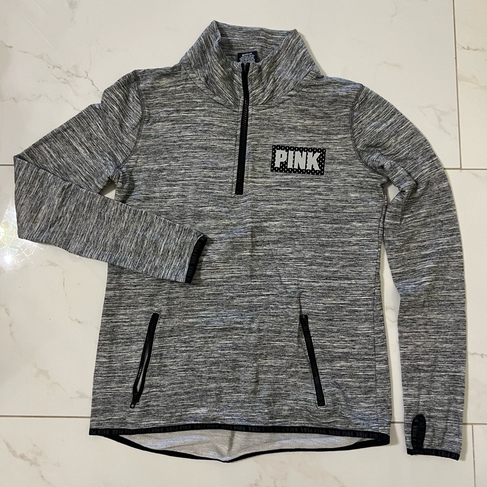 PINK Victoria’s Secret Half Zip Pullover Sweater